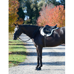 Tapis de selle Weatherbeeta Prime Comfy Fleece Numnah Blanc