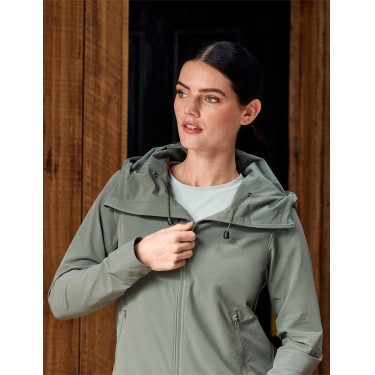 Veste d'équitation Weatherbeeta Stretch femme Feuille d'olivier Vert