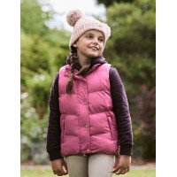 Kinderfleece gewatteerd mouwloos vest Dublin Patrice Everyday Roodpaars Kinderfleece gewatteerd mouwloos vest Dublin Patrice Everyday Roodpaars