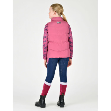 Kinderfleece gewatteerd mouwloos vest Dublin Patrice Everyday Roodpaars Kinderfleece gewatteerd mouwloos vest Dublin Patrice Everyday Roodpaars
