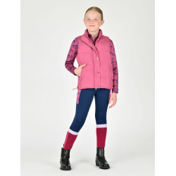 Veste sans manches matelassé polaire Dublin Patrice Everyday enfant Rouge violet