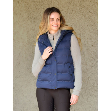 Veste sans manches matelassé Weatherbeeta thermoscellé Hapur femme Marine iris
