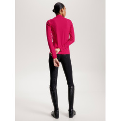Base Layer Tommy Hilfiger Equestrian manches longues et col femme Cherry
