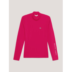 Base Layer Tommy Hilfiger Equestrian manches longues et col femme Cherry