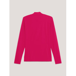Base Layer Tommy Hilfiger Equestrian manches longues et col femme Cherry