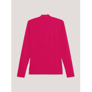 Base Layer Tommy Hilfiger Equestrian manches longues et col femme Cherry