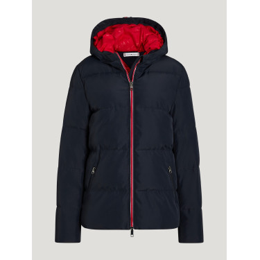Tommy Hilfiger Equestrian Sidney damesblouson Woestijnlucht Blauw Tommy Hilfiger Equestrian Sidney damesblouson Woestijnlucht Blauw