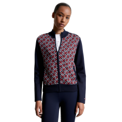 Bomber Tommy Hilfiger Equestrian Amsterdam Monogram femme Multi Multi-couleurs