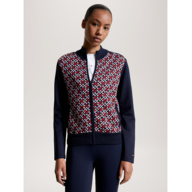 Bomber Tommy Hilfiger Equestrian Amsterdam Monogram femme Multi Multi-couleurs Bomber Tommy Hilfiger Equestrian Amsterdam Monogram femme Multi Multi-couleurs