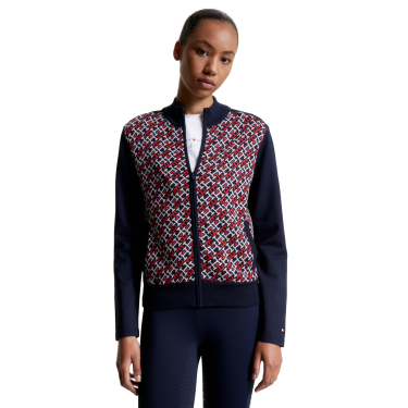 Bomber Tommy Hilfiger Equestrian Amsterdam Monogram femme Multi Multi-couleurs