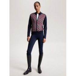 Bomber Tommy Hilfiger Equestrian Amsterdam Monogram femme Multi Multi-couleurs