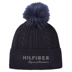 Bonnet à pompom Tommy Hilfiger Equestrian Perry Desert sky Bleu