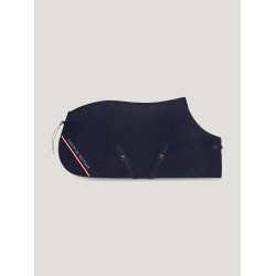 Tommy Hilfiger Equestrian Standford fleece deken Woestijnlucht Blauw