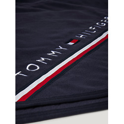 Tommy Hilfiger Equestrian Standford fleece deken Woestijnlucht Blauw