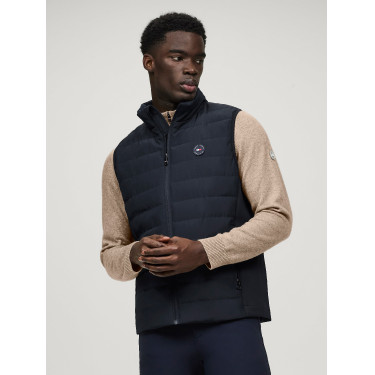 Mouwloze gewatteerde bodywarmer Tommy Hilfiger Equestrian Lewis heren Woestijnlucht Blauw Mouwloze gewatteerde bodywarmer Tommy Hilfiger Equestrian Lewis heren Woestijnlucht Blauw