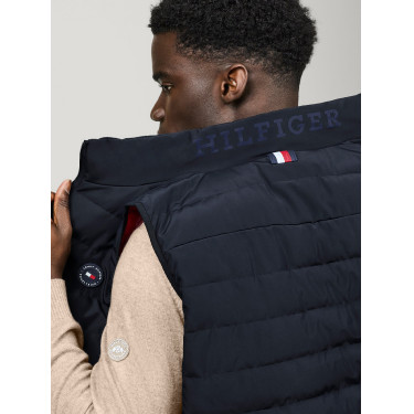 Mouwloze gewatteerde bodywarmer Tommy Hilfiger Equestrian Lewis heren Woestijnlucht Blauw Mouwloze gewatteerde bodywarmer Tommy Hilfiger Equestrian Lewis heren Woestijnlucht Blauw