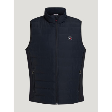 Mouwloze gewatteerde bodywarmer Tommy Hilfiger Equestrian Lewis heren Woestijnlucht Blauw Mouwloze gewatteerde bodywarmer Tommy Hilfiger Equestrian Lewis heren Woestijnlucht Blauw