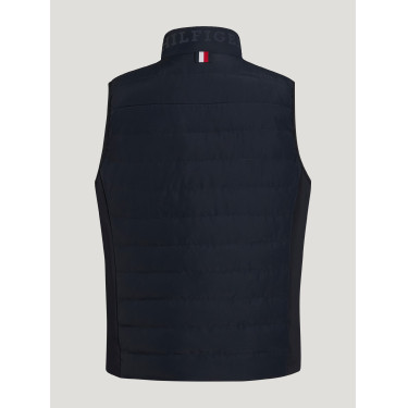 Mouwloze gewatteerde bodywarmer Tommy Hilfiger Equestrian Lewis heren Woestijnlucht Blauw Mouwloze gewatteerde bodywarmer Tommy Hilfiger Equestrian Lewis heren Woestijnlucht Blauw