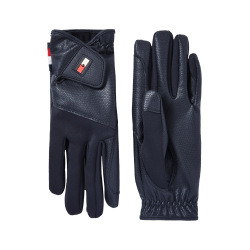 Tommy Hilfiger Equestrian Bryce rijhandschoenen Woestijnlucht Blauw