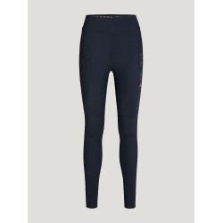 Legging Tommy Hilfiger Equestrian Elmira Winter à strass full grip femme Desert sky Bleu Legging Tommy Hilfiger Equestrian Elmira Winter à strass full grip femme Desert sky Bleu