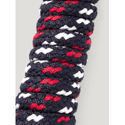 Halster en leadrope Tommy Hilfiger Equestrian Yale met bont Woestijnlucht Blauw Halster en leadrope Tommy Hilfiger Equestrian Yale met bont Woestijnlucht Blauw