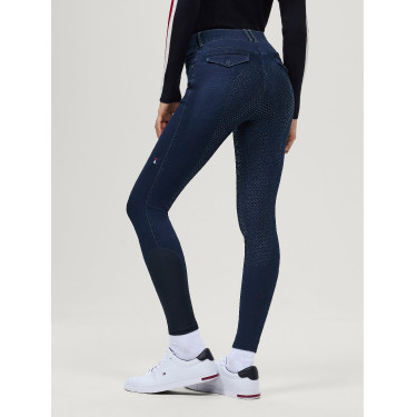 Pantalon d'équitation Tommy Hilfiger Equestrian en jean Hope femme Rinse Pantalon d'équitation Tommy Hilfiger Equestrian en jean Hope femme Rinse
