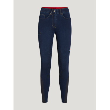 Pantalon d'équitation Tommy Hilfiger Equestrian en jean Hope femme Rinse Pantalon d'équitation Tommy Hilfiger Equestrian en jean Hope femme Rinse