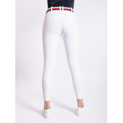 Pantalon de compétition Tommy Hilfiger Equestrian Geneva femme grip genoux Blanc optique Pantalon de compétition Tommy Hilfiger Equestrian Geneva femme grip genoux Blanc optique
