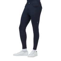 Broek Tommy Hilfiger Equestrian Bedford kniegrip heren Woestijnlucht Blauw Broek Tommy Hilfiger Equestrian Bedford kniegrip heren Woestijnlucht Blauw