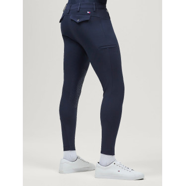 Broek Tommy Hilfiger Equestrian Bedford kniegrip heren Woestijnlucht Blauw Broek Tommy Hilfiger Equestrian Bedford kniegrip heren Woestijnlucht Blauw