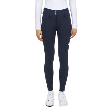 Pantalon Tommy Hilfiger Equestrian Victoria full grip femme Desert sky Bleu Pantalon Tommy Hilfiger Equestrian Victoria full grip femme Desert sky Bleu