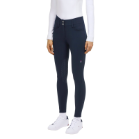 Broek Tommy Hilfiger Equestrian Victoria kniest grip dames Woestijnlucht Blauw