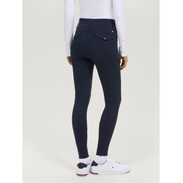 Pantalon Tommy Hilfiger Equestrian Victoria grip genoux femme Desert sky Bleu Pantalon Tommy Hilfiger Equestrian Victoria grip genoux femme Desert sky Bleu
