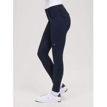 Pantalon Tommy Hilfiger Equestrian Victoria grip genoux femme Desert sky Bleu Pantalon Tommy Hilfiger Equestrian Victoria grip genoux femme Desert sky Bleu