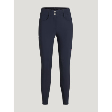 Broek Tommy Hilfiger Equestrian Victoria kniest grip dames Woestijnlucht Blauw Broek Tommy Hilfiger Equestrian Victoria kniest grip dames Woestijnlucht Blauw