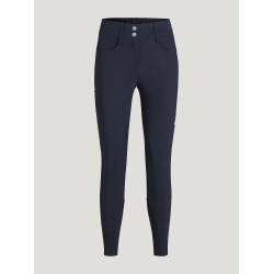 Pantalon Tommy Hilfiger Equestrian Victoria grip genoux femme Desert sky Bleu