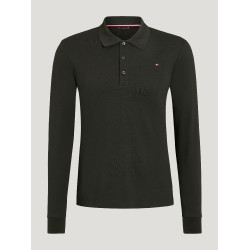 Polo manches longues Tommy Hilfiger Equestrian Erwin homme Noir
