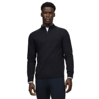 Kasjmier trui Tommy Hilfiger Equestrian 1/2 zip Oakfield heren Woestijnlucht Blauw