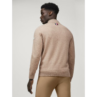 Pull en cachemire Tommy Hilfiger Equestrian 1/2 zip Oakfield homme Desert sky Bleu Pull en cachemire Tommy Hilfiger Equestrian 1/2 zip Oakfield homme Desert sky Bleu