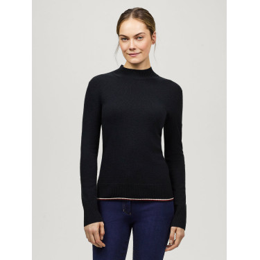 Pull en cachemire Tommy Hilfiger Equestrian Ellery femme Desert sky Bleu