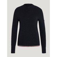 Cashmere trui Tommy Hilfiger Equestrian Ellery dames Woestijnlucht Blauw
