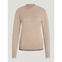 Pull en cachemire Tommy Hilfiger Equestrian Ellery femme Taupe Marron