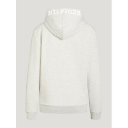 Unisex Tommy Hilfiger Equestrian Grove hoodie Ecru Beige