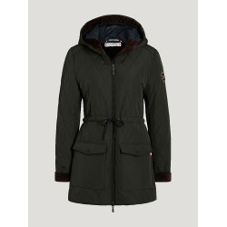 Gewatteerd jack Tommy Hilfiger Equestrian Forest dames Zwart Gewatteerd jack Tommy Hilfiger Equestrian Forest dames Zwart