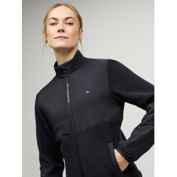 Fleecevest Tommy Hilfiger Equestrian Huntington dames Woestijnlucht Blauw