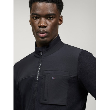 Veste polaire Tommy Hilfiger Equestrian Woodstock homme Desert sky Bleu Veste polaire Tommy Hilfiger Equestrian Woodstock homme Desert sky Bleu