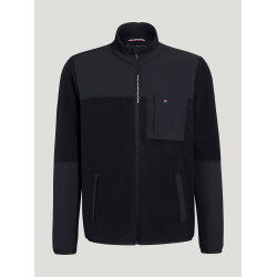 Veste polaire Tommy Hilfiger Equestrian Woodstock homme Desert sky Bleu