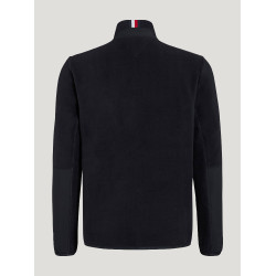 Heren fleecejack Tommy Hilfiger Equestrian Woodstock Woestijnlucht Blauw