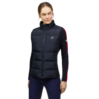 Gewatteerde mouwloze jas Tommy Hilfiger Equestrian Aurora dames Woestijnlucht Blauw