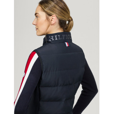 Veste sans manches matelassé Tommy Hilfiger Equestrian Aurora femme Desert sky Bleu Veste sans manches matelassé Tommy Hilfiger Equestrian Aurora femme Desert sky Bleu
